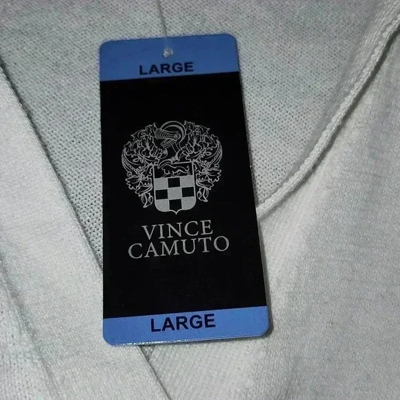 Vincent Camuto collared v- neck Sweater - Picture 4 of 5